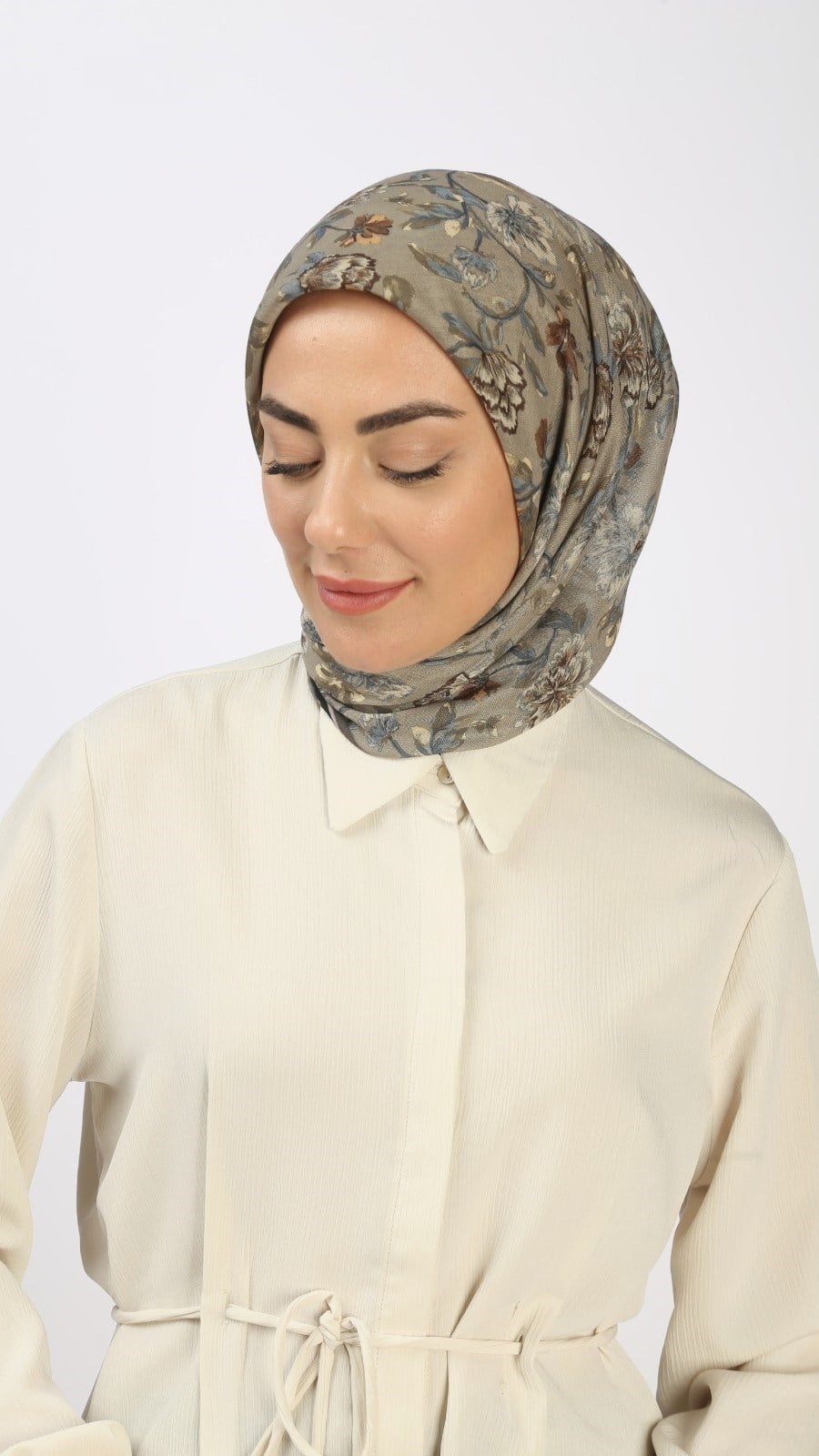 Locella Soft Pamuk Eşarp Vizon