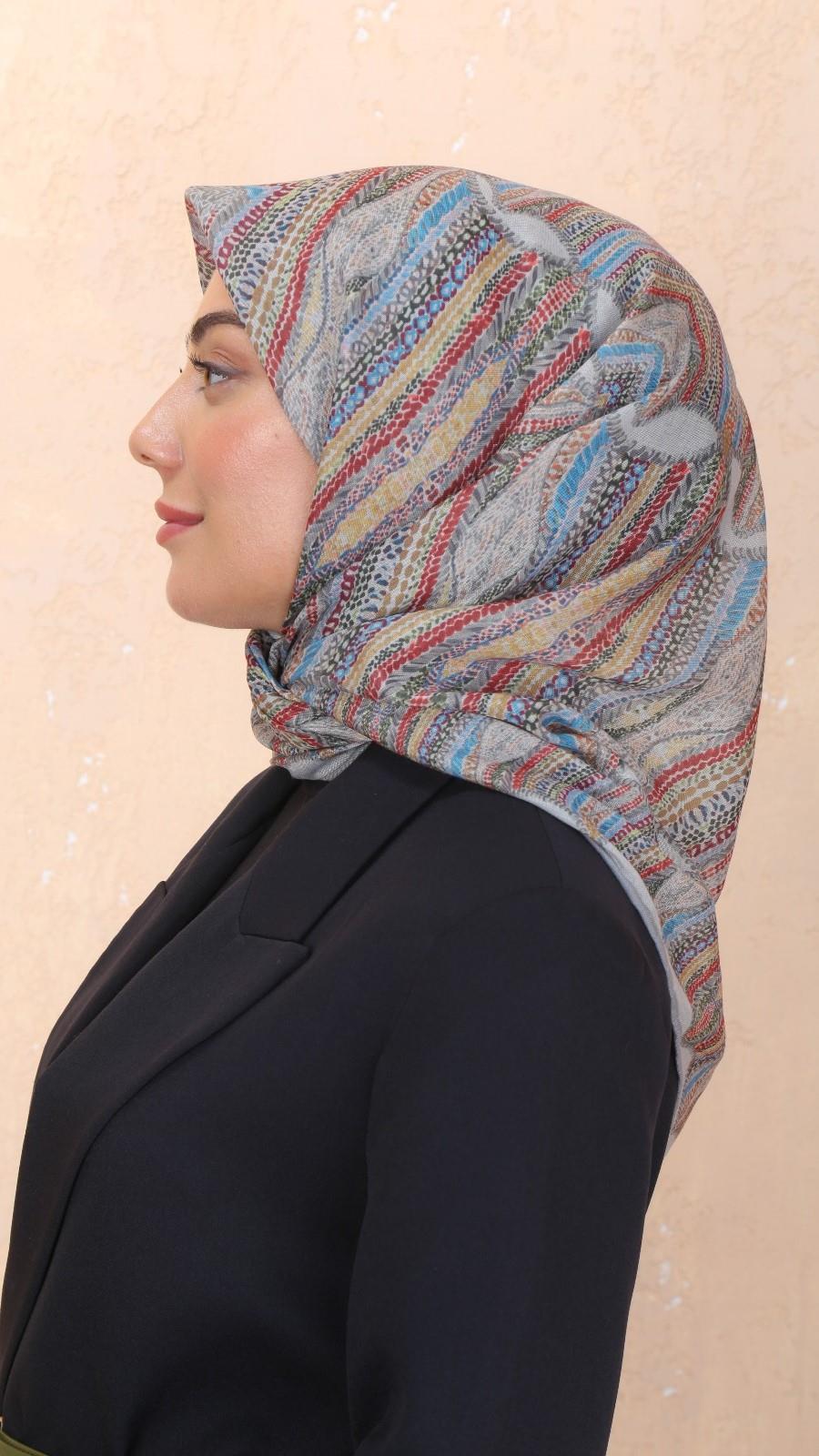 Locella Soft Pamuk Eşarp Bej-3