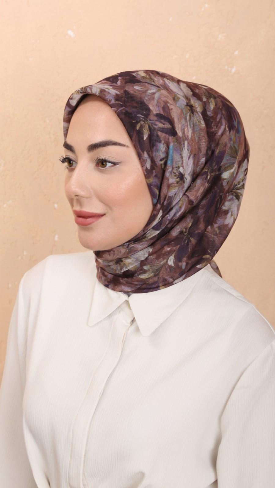 Locella Soft Pamuk Eşarp Gül Kurusu