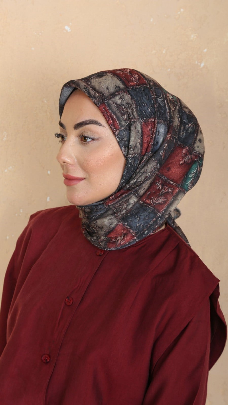 Locella Soft Pamuk Eşarp Siyah