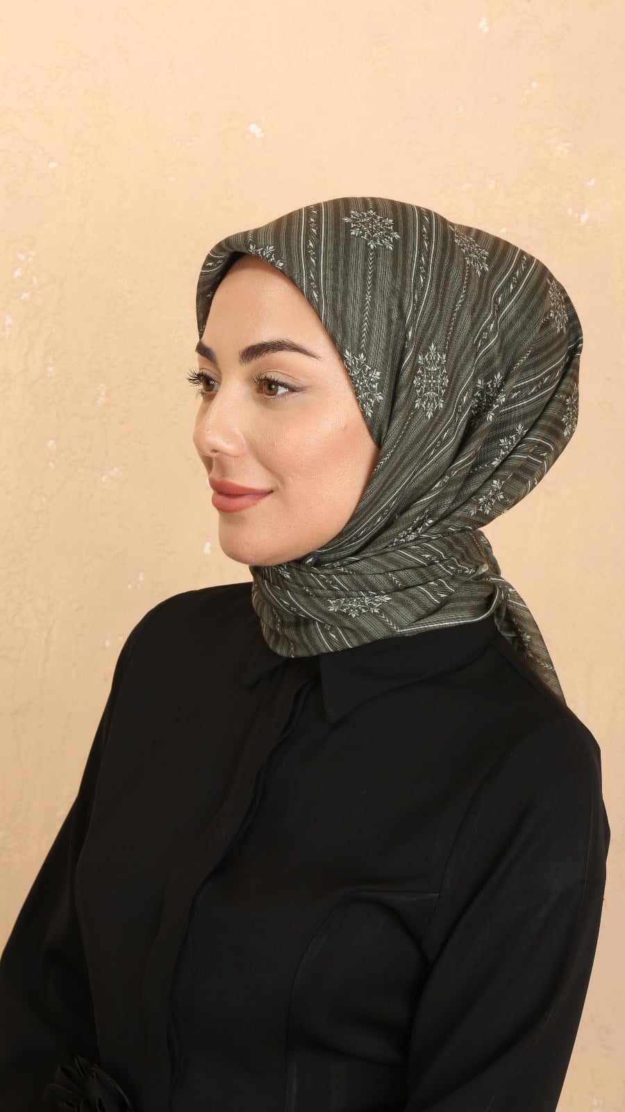 Locella Soft Pamuk Eşarp Yeşil