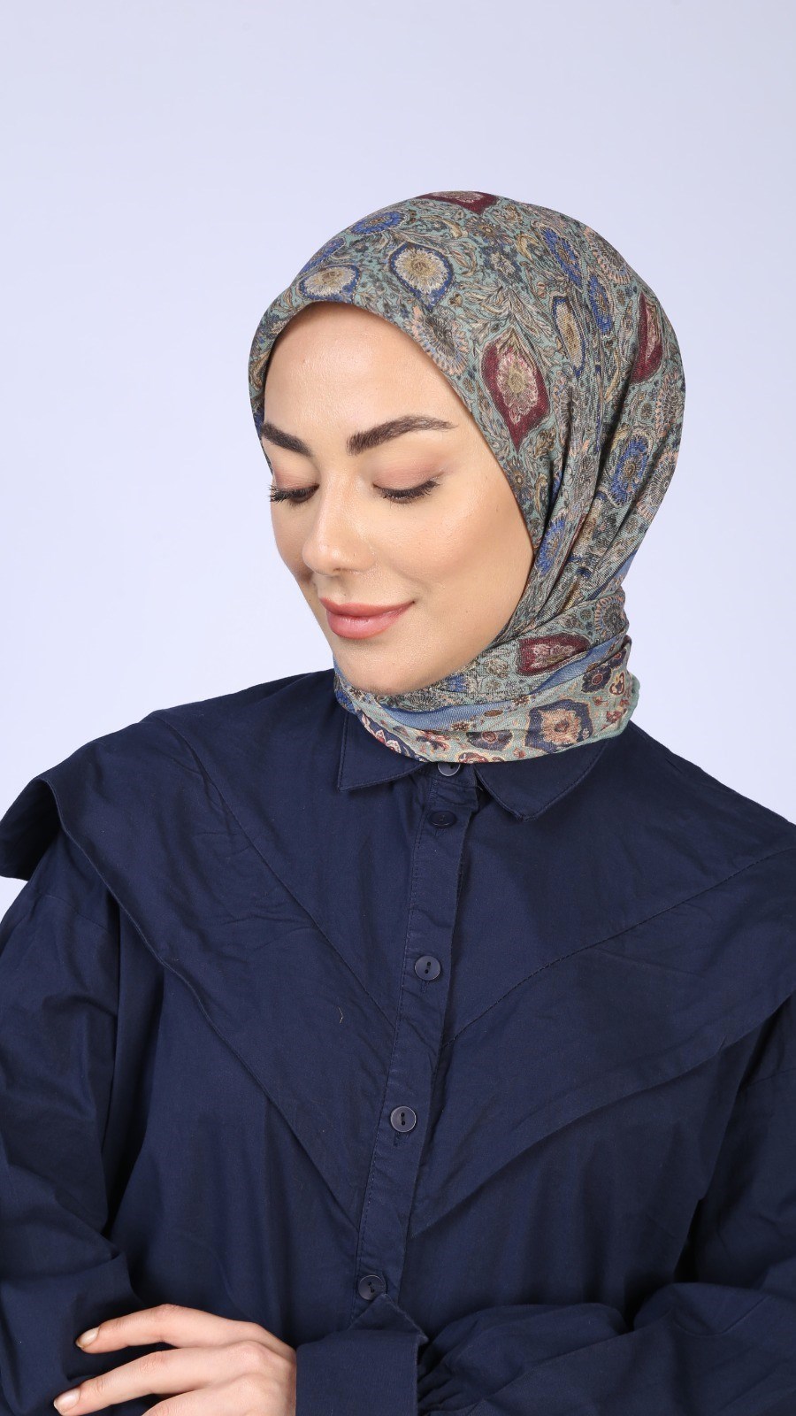 Locella Soft Pamuk Eşarp Mint Yeşil