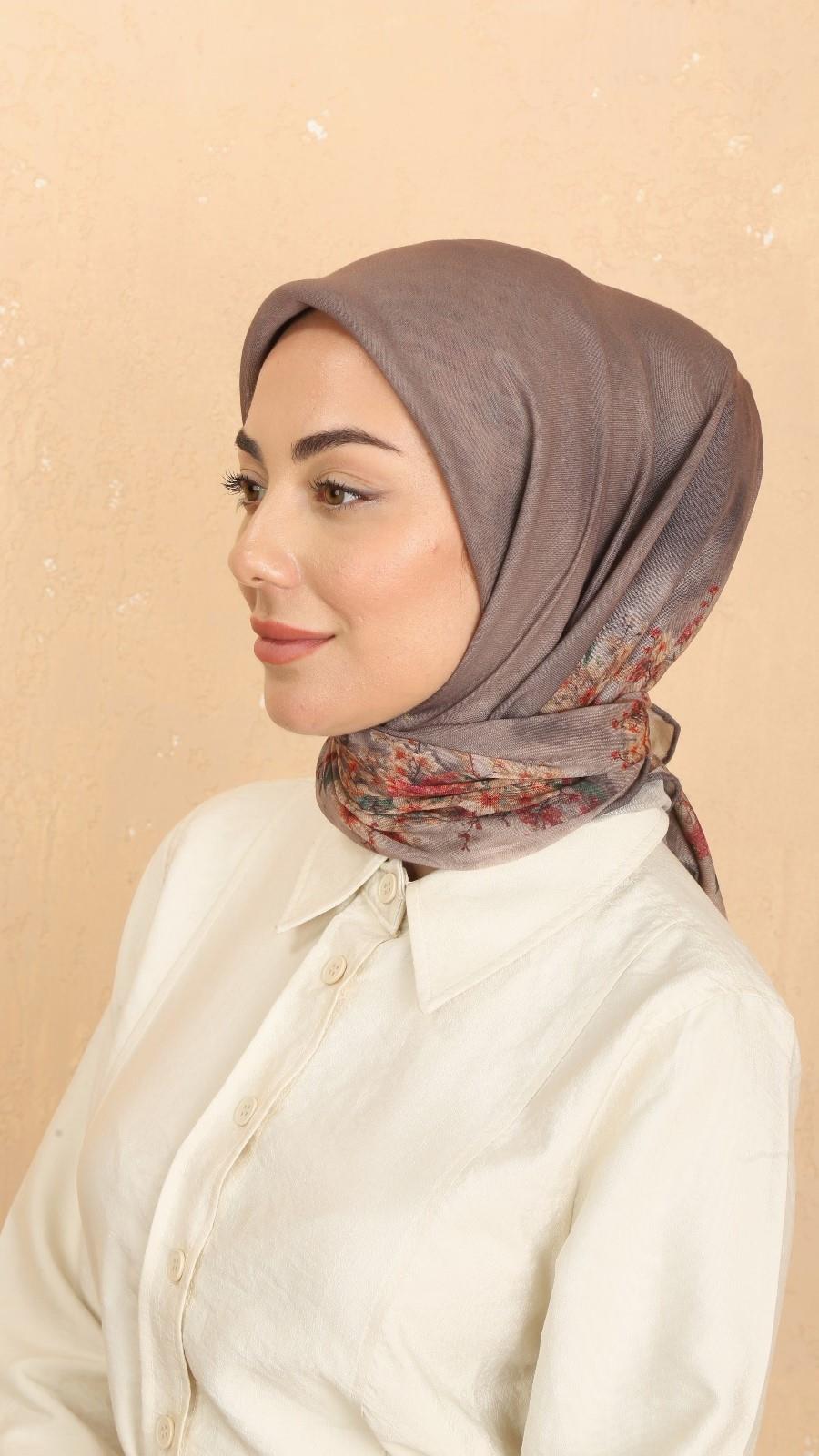 Locella Soft Pamuk Eşarp Cappucino