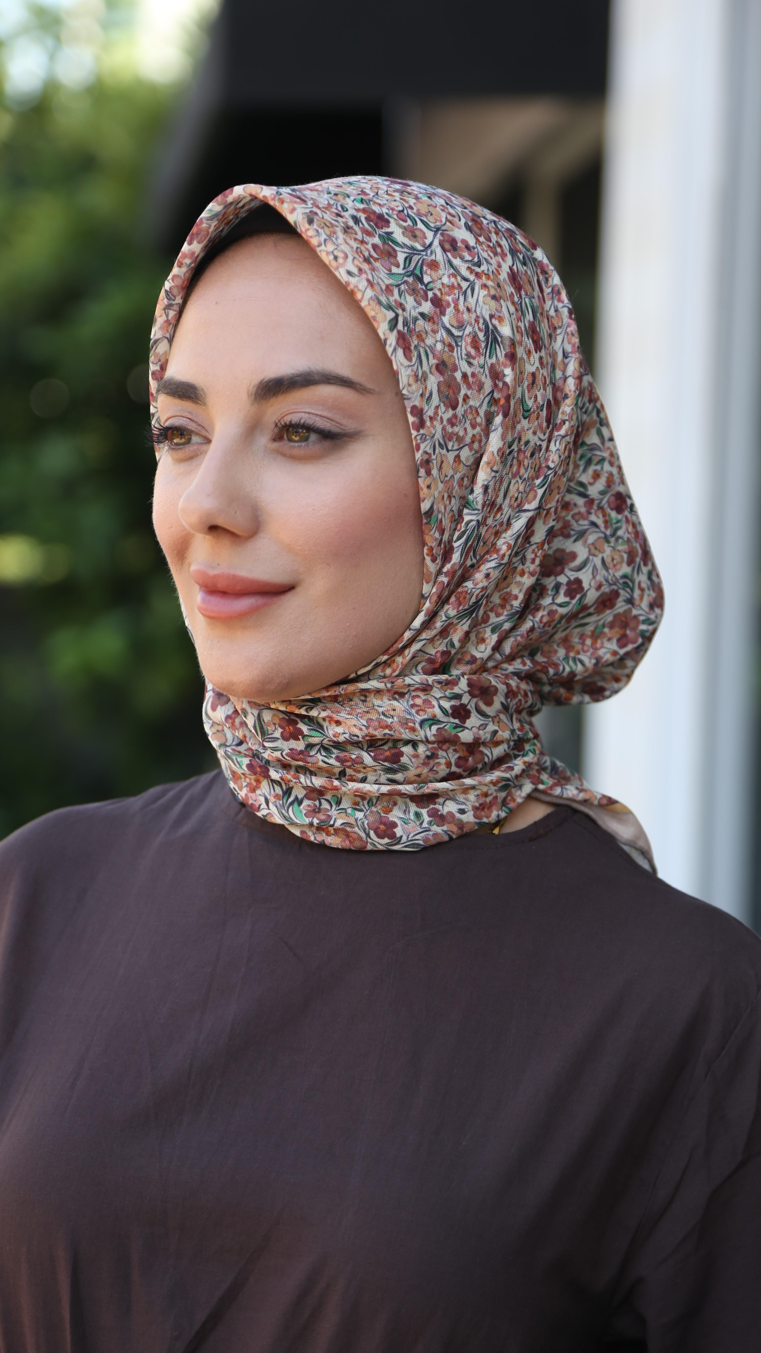 Locella Soft Pamuk Eşarp Sarı-14