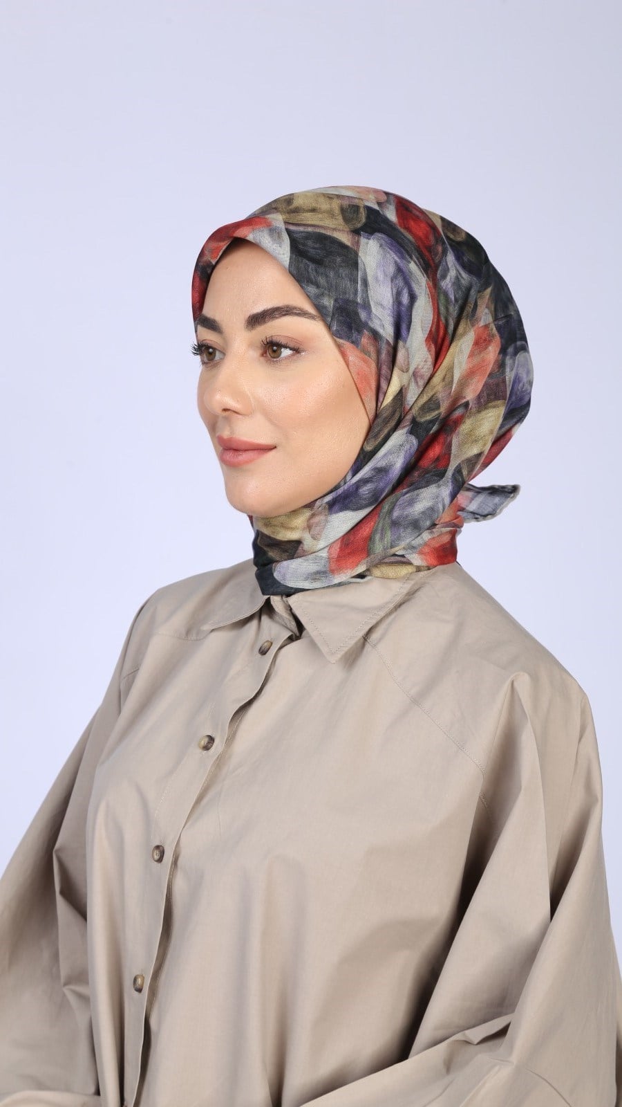 Locella Soft Pamuk Eşarp Siyah