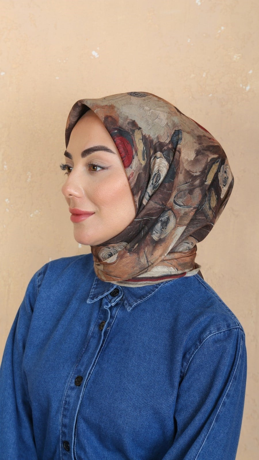 Locella Soft Pamuk Eşarp Camel