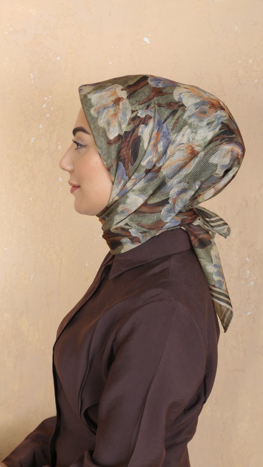 Locella Soft Pamuk Eşarp Yeşil