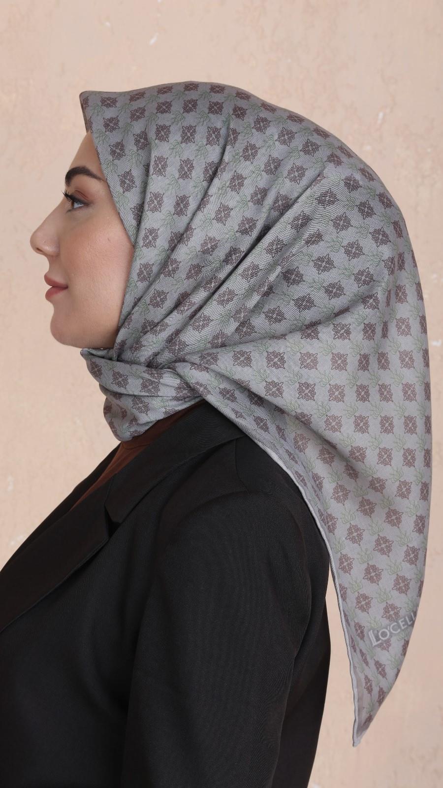 Locella Soft Pamuk Eşarp Taş-5