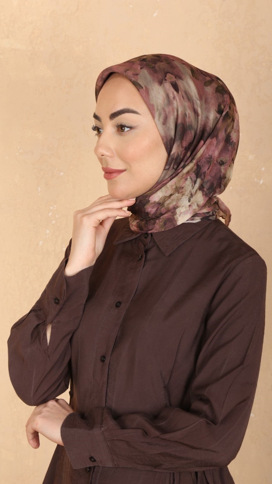 Locella Soft Pamuk Eşarp Pembe