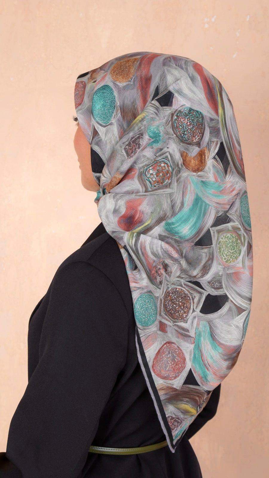 Locella Soft Pamuk Eşarp Siyah-10