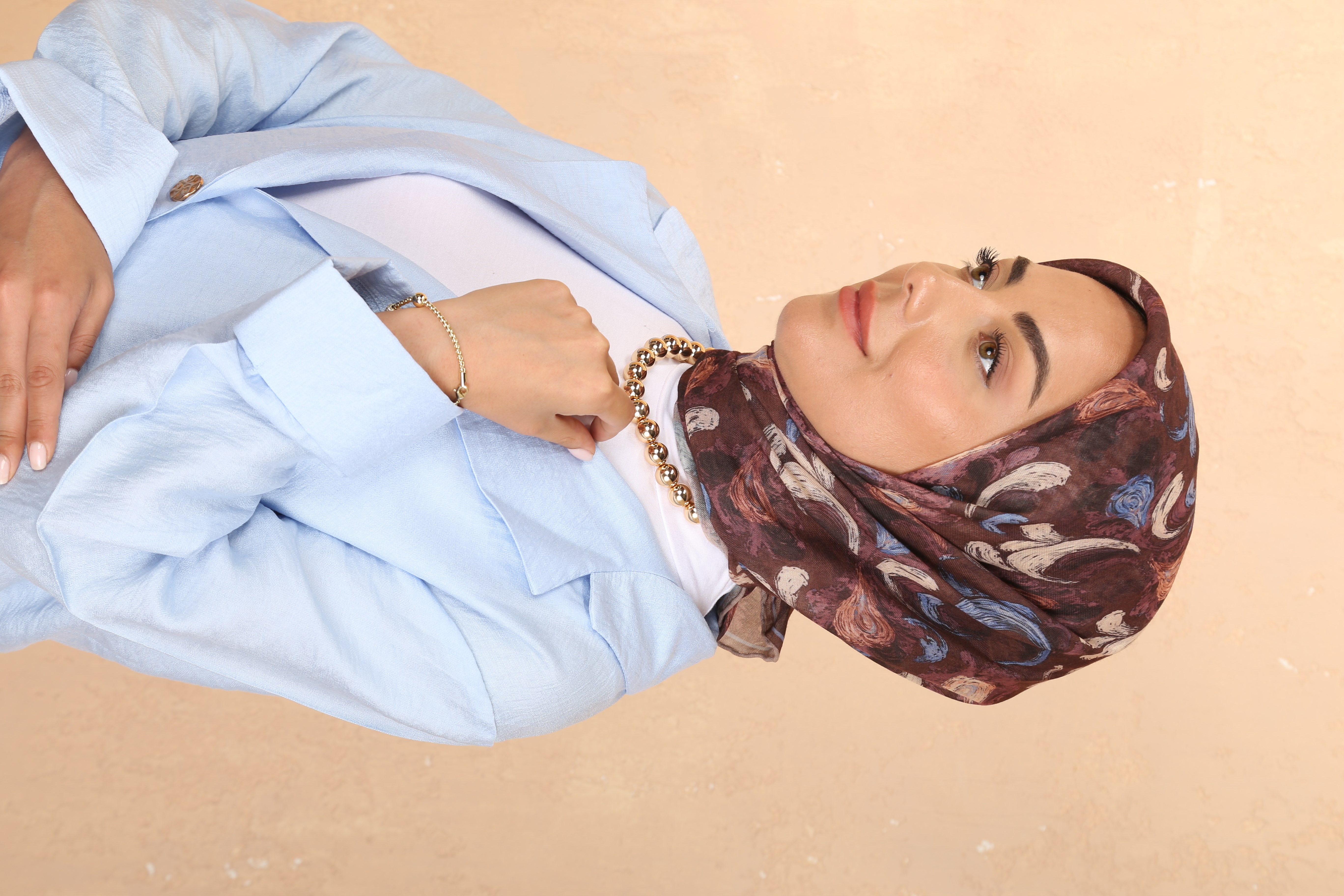 Locella Soft Pamuk Eşarp Mürdüm