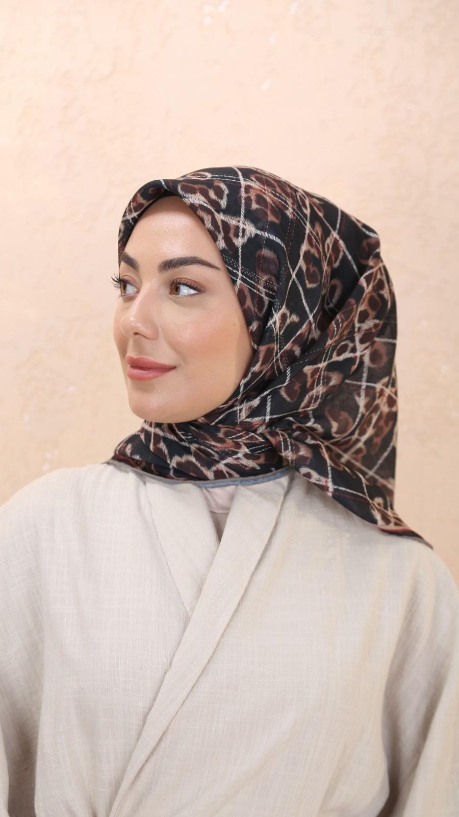 Locella Soft Pamuk Eşarp Acı Kahve-2