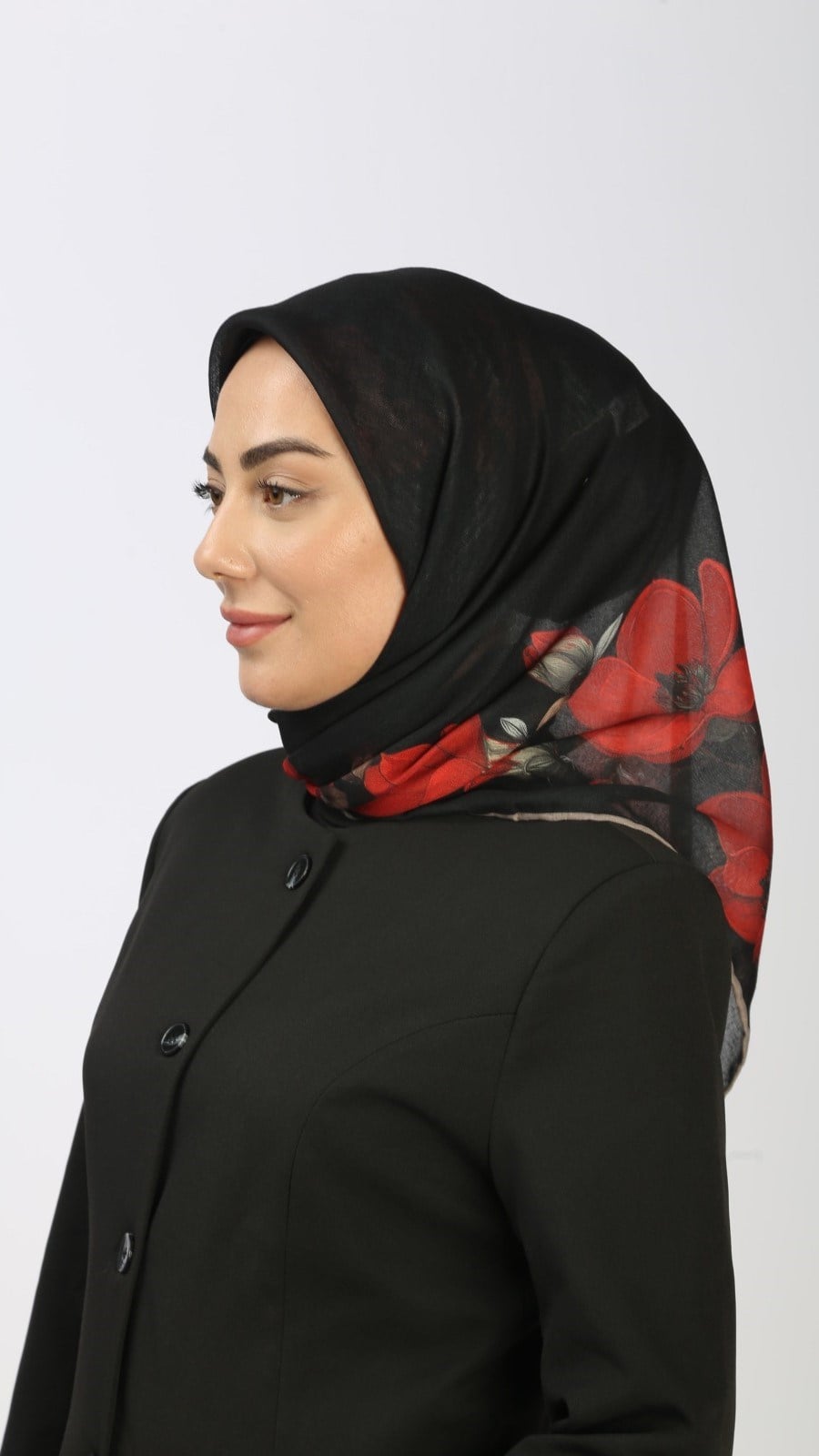 Locella Soft Pamuk Eşarp Kırmızı