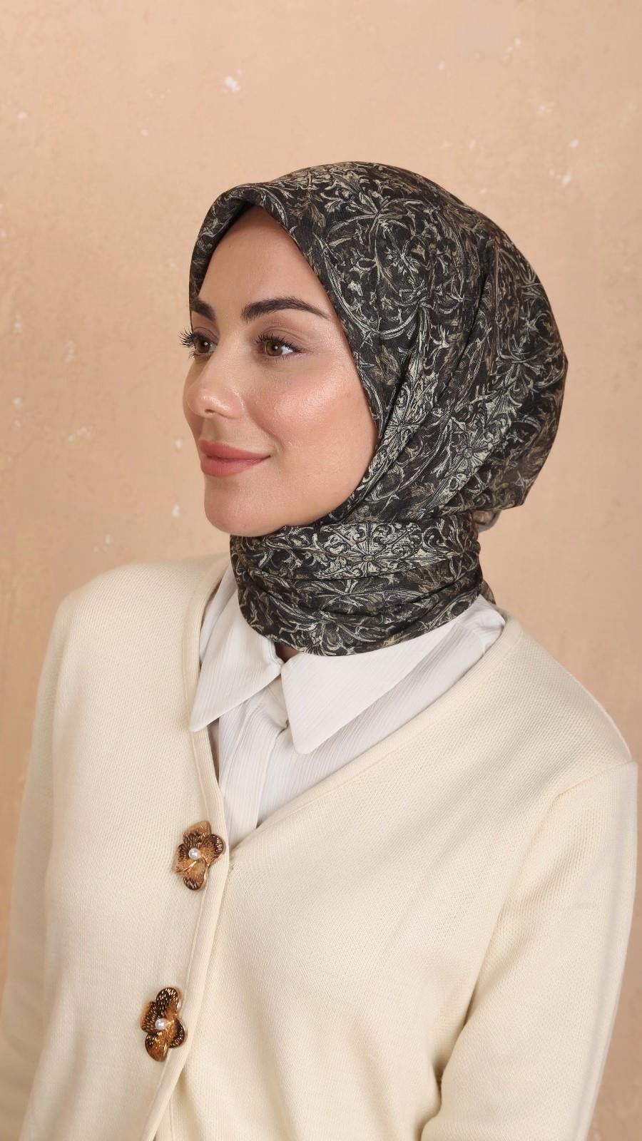 Locella Soft Pamuk Eşarp Yeşil