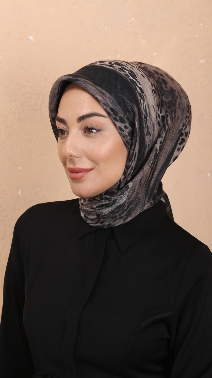 Locella Soft Pamuk Eşarp Siyah