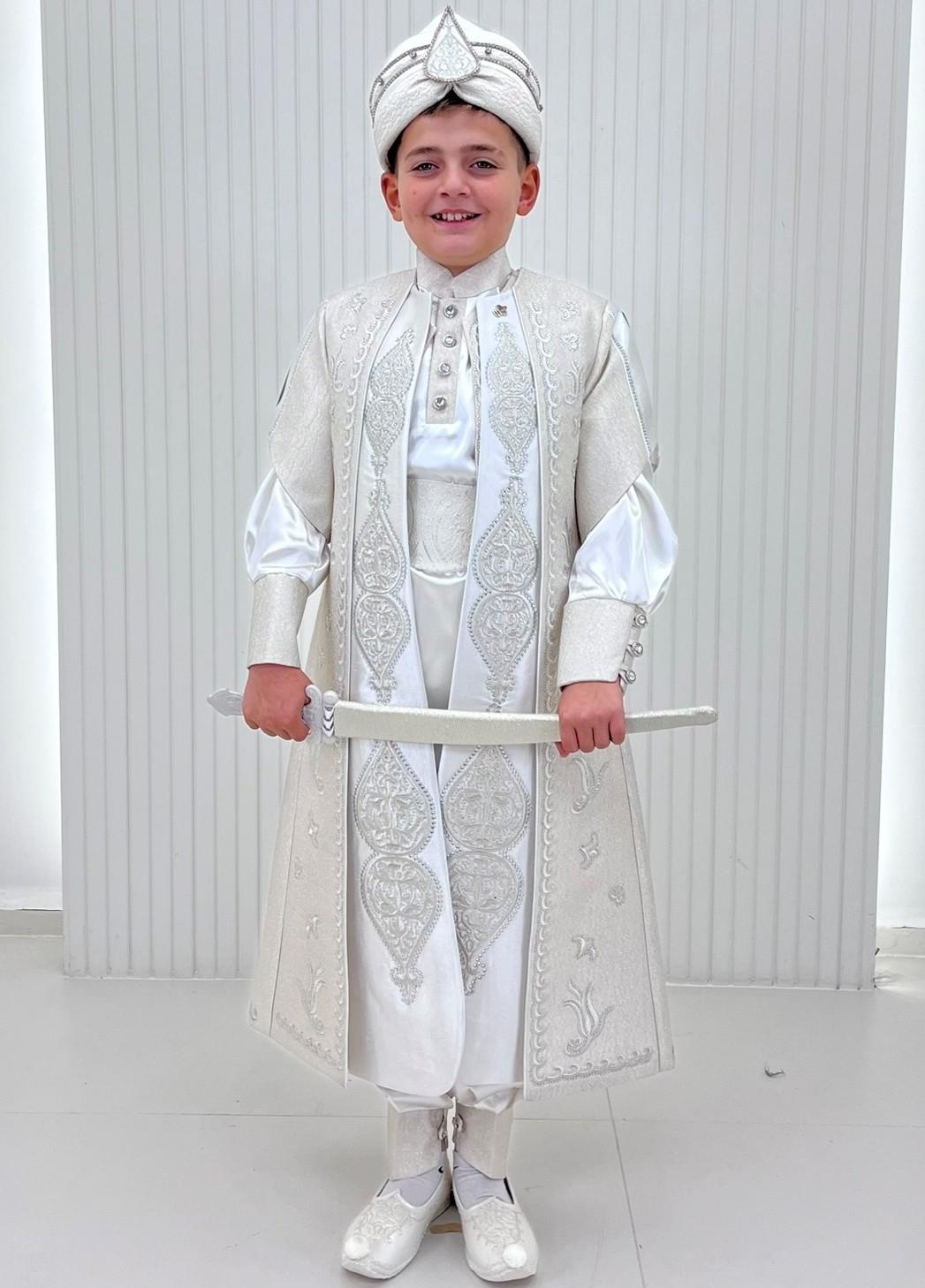Otantik Nakışlı Kaftan Sünnet Kıyafeti