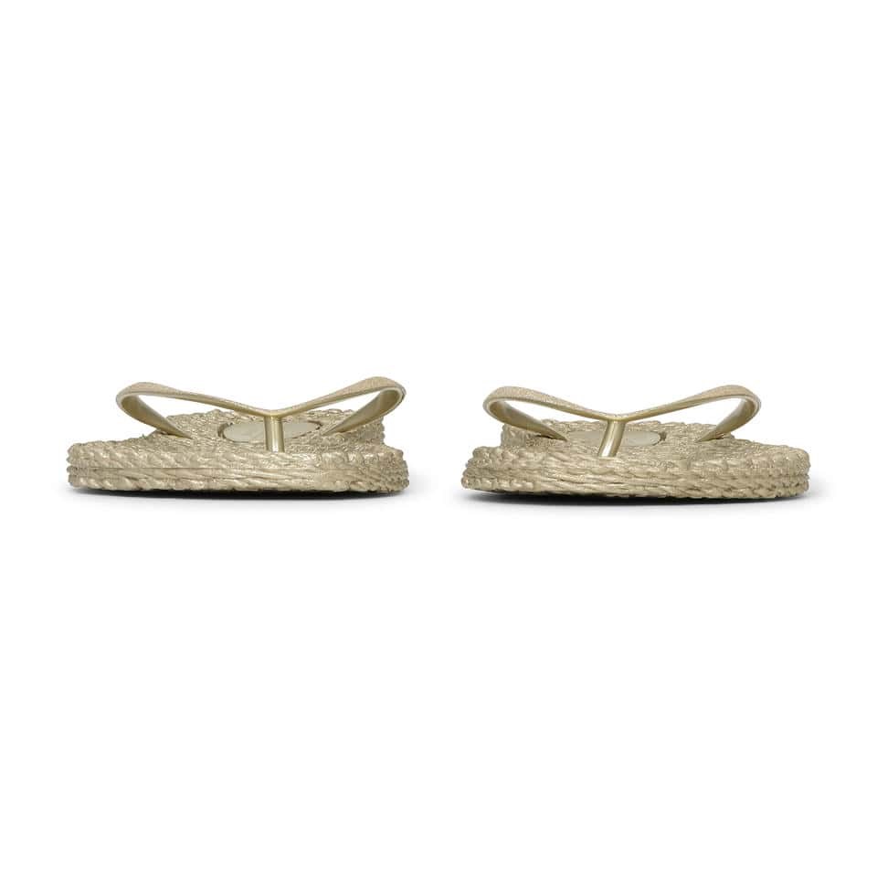 Ilse Jacobsen - Cheerful01 Flip Flop With Glitter Platin Simli Parmak Arası Terlik
