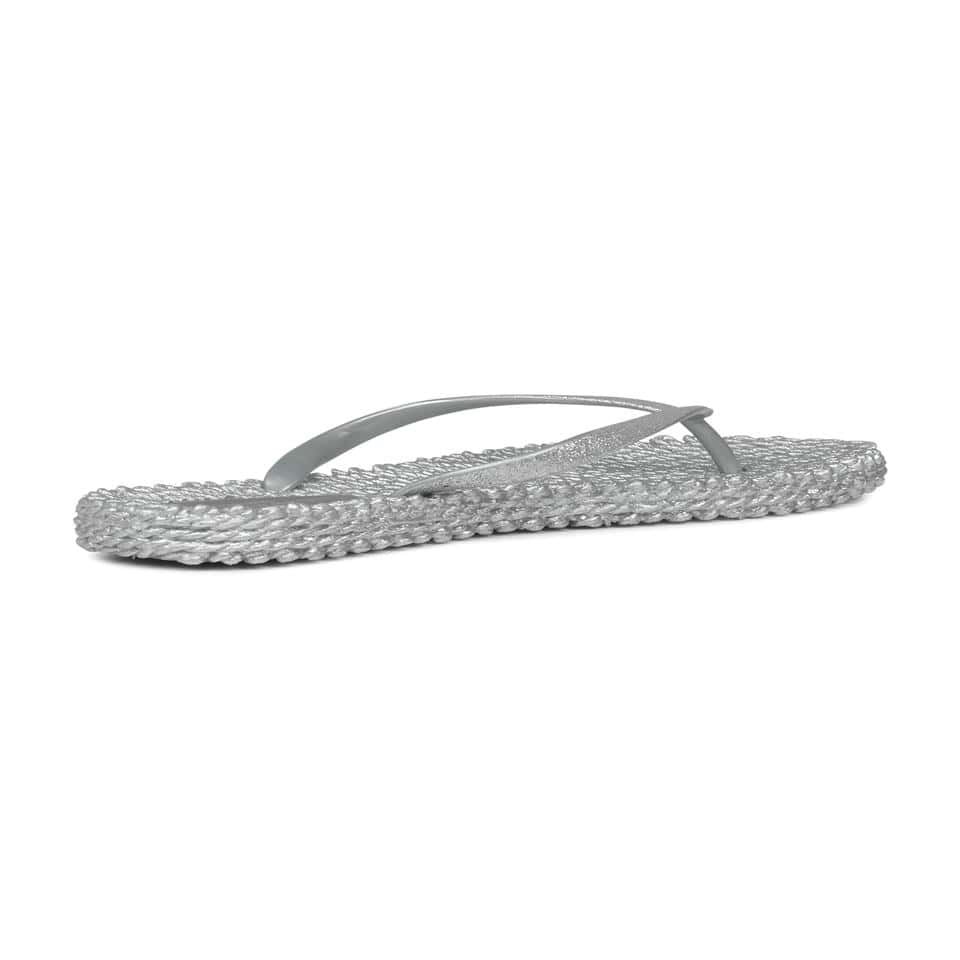 Ilse Jacobsen - Cheerful01 Flip Flop With Glitter Gümüş Simli Parmak Arası Terlik