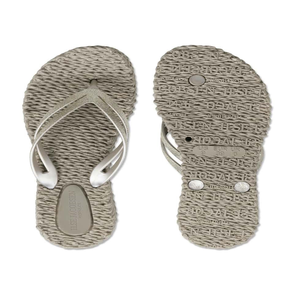 Ilse Jacobsen - Cheerful13 Flip Flop On Platform Bej Platformlu Parmak Arası Terlik