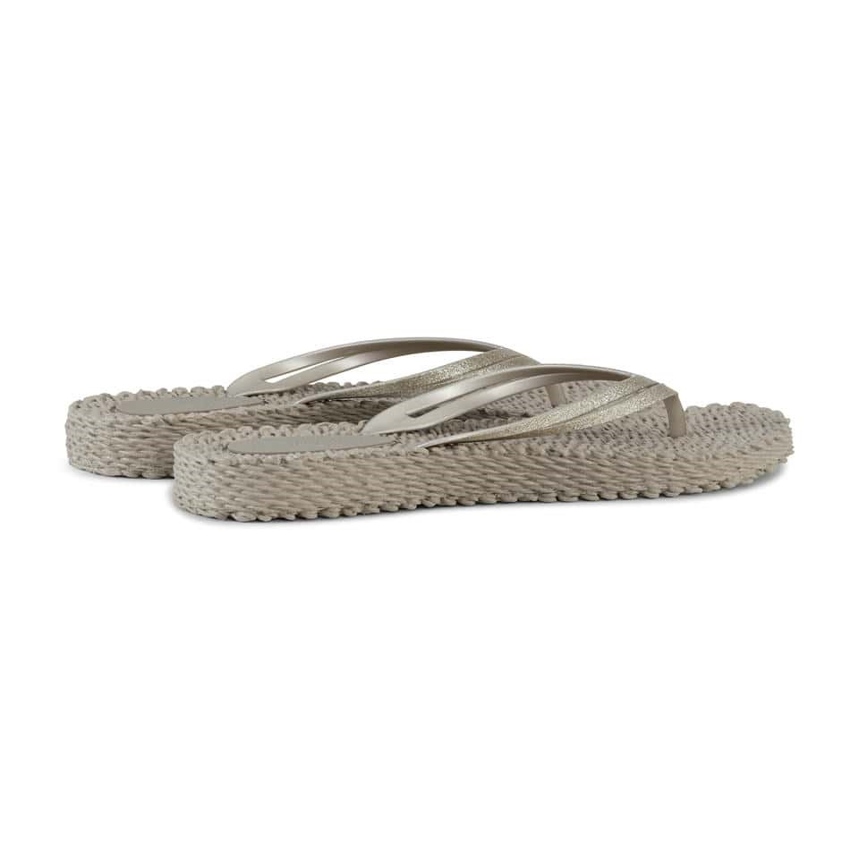 Ilse Jacobsen - Cheerful13 Flip Flop On Platform Bej Platformlu Parmak Arası Terlik