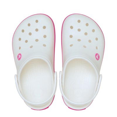 Crocband Clog T Crocs Crocs Beyaz Pembe Çocuk Terlik