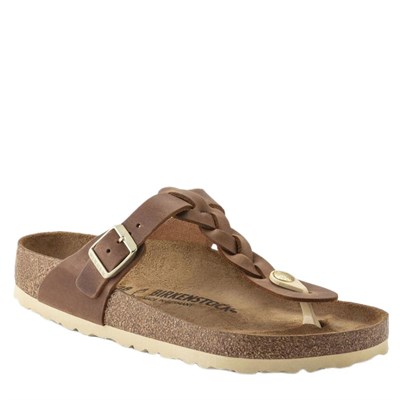 Gizeh Leoi Braided Birkenstock Kadın Parmak Arası Terlik