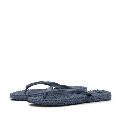 Ilse Jacobsen - Cheerful01 Flip Flop With Glitter Lacivert Simli Parmak Arası Terlik