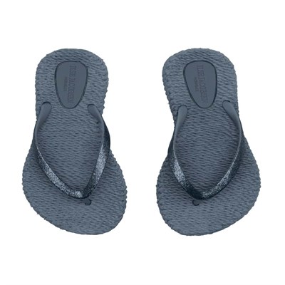 Ilse Jacobsen - Cheerful01 Flip Flop With Glitter Lacivert Simli Parmak Arası Terlik