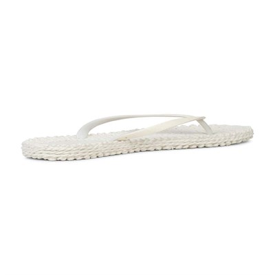 Ilse Jacobsen - Cheerful01 Flip Flop With Glitter Krem Simli Parmak Arası Terlik