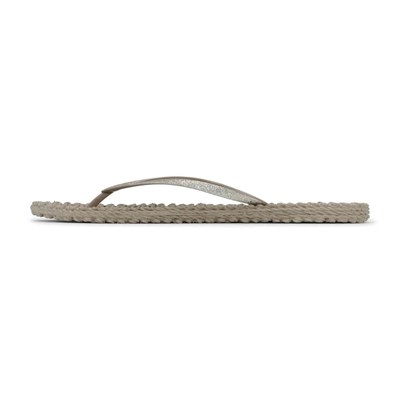 Ilse Jacobsen - Cheerful01 Flip Flop With Glitter Bej Simli Parmak Arası Terlik