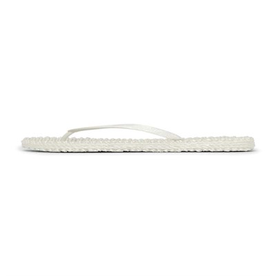 Ilse Jacobsen - Cheerful01 Flip Flop With Glitter Krem Simli Parmak Arası Terlik