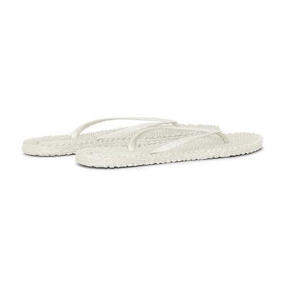 Ilse Jacobsen - Cheerful01 Flip Flop With Glitter Krem Simli Parmak Arası Terlik