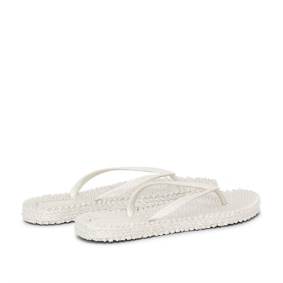 Ilse Jacobsen - Cheerful01 Flip Flop With Glitter Krem Simli Parmak Arası Terlik