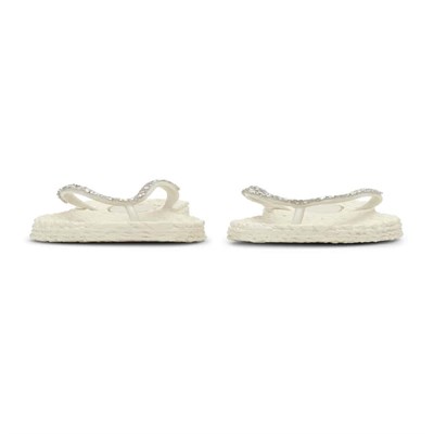 Ilse Jacobsen - Cheerful03G Flip Flop With Rhinest Krem Taşlı Parmak Arası Terlik