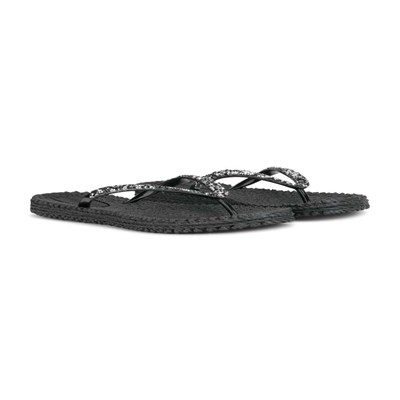 Ilse Jacobsen - Cheerful03G Flip Flop With Rhinest Siyah Taşlı Parmak Arası Terlik