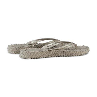 Ilse Jacobsen - Cheerful13 Flip Flop On Platform Bej Platformlu Parmak Arası Terlik