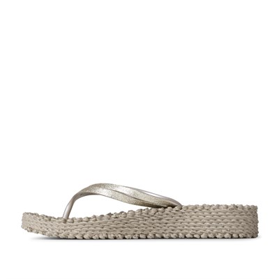 Ilse Jacobsen - Cheerful13 Flip Flop On Platform Bej Platformlu Parmak Arası Terlik