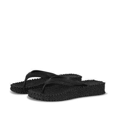 Ilse Jacobsen - Cheerful13 Flip Flop On Platform Siyah Platformlu Parmak Arası Terlik