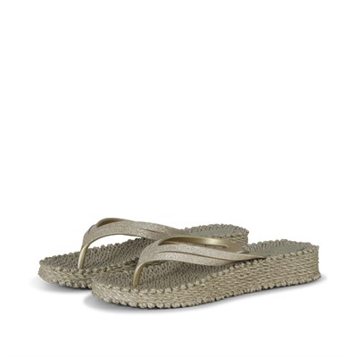 Ilse Jacobsen - Cheerful13 Flip Flop On Platform Platin Platformlu Parmak Arası Terlik