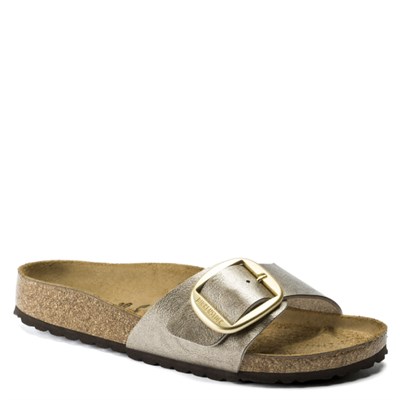 Madrid Big Buckle Bf Tek Bantlı Terlik