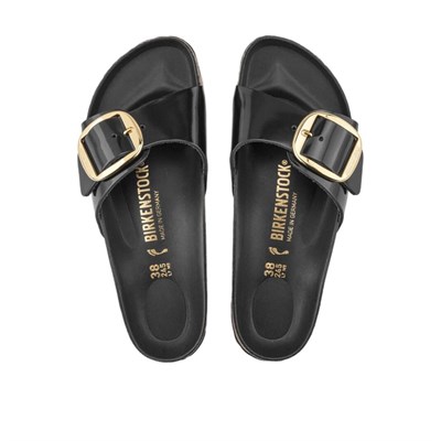 Madrid Big Buckle Nl High Shine Kadın Tek Bantlı Büyük Tokalı Terlik