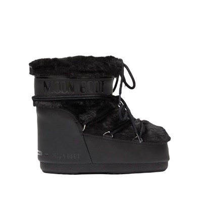 Mb Icon Low Faux Fur Kadın Kısa Kar Botu