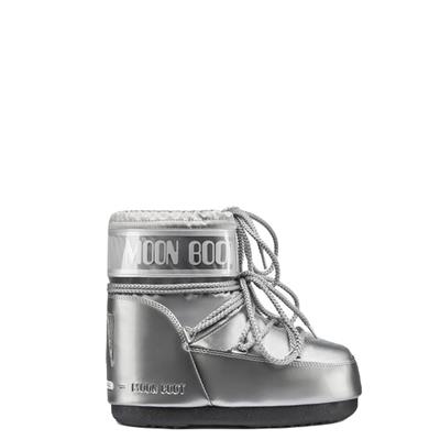 Moon Boot Icon Low Glance Silver Kadın Kısa Kar Botu