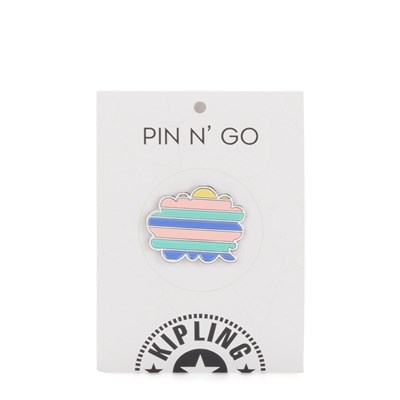 Stripy Cloud Pin Rozet