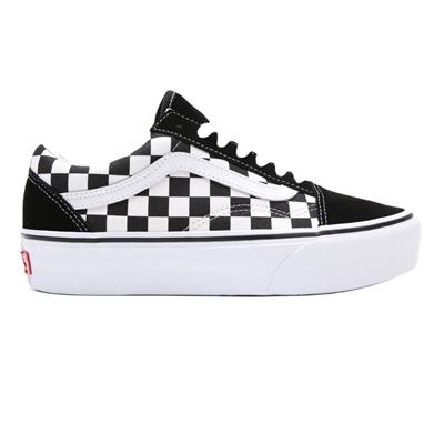 UA checkerboard Old Skool Platform Kadın Bileksiz Platformlu Ayakkabı