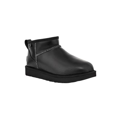 W Classic Ultra Mini Lthr Regen Kadın Deri Kısa Bot