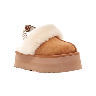 W Funkette Tüylü Kapalı Terlik