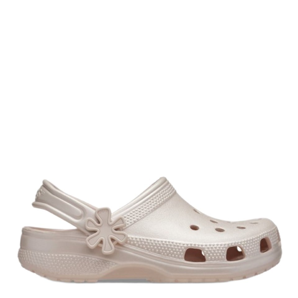 Classic Pearl Shine Clog K Crocs Bej Çocuk Terlik