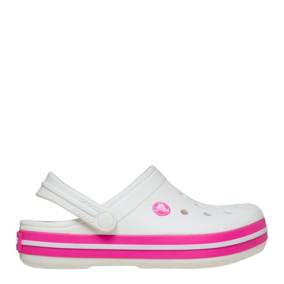 Crocband Clog T Crocs Crocs Beyaz Pembe Çocuk Terlik