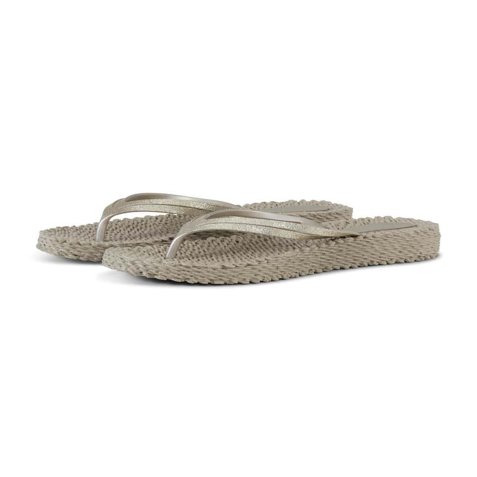 Ilse Jacobsen - Cheerful13 Flip Flop On Platform Bej Platformlu Parmak Arası Terlik